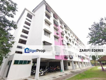 Booking Rm1k 🔥 Boleh Apply Full Loan Pangsapuri Rimau Indah Seksyen 31 Shah Alam Untuk Dijual , Selangor, Shah Alam