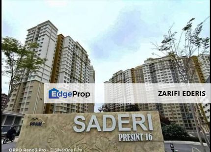 Near Alamanda Shopping Mall Apartment at PPAM Saderi @ Presint 16, Putrajaya for Rent, Selangor, Putrajaya