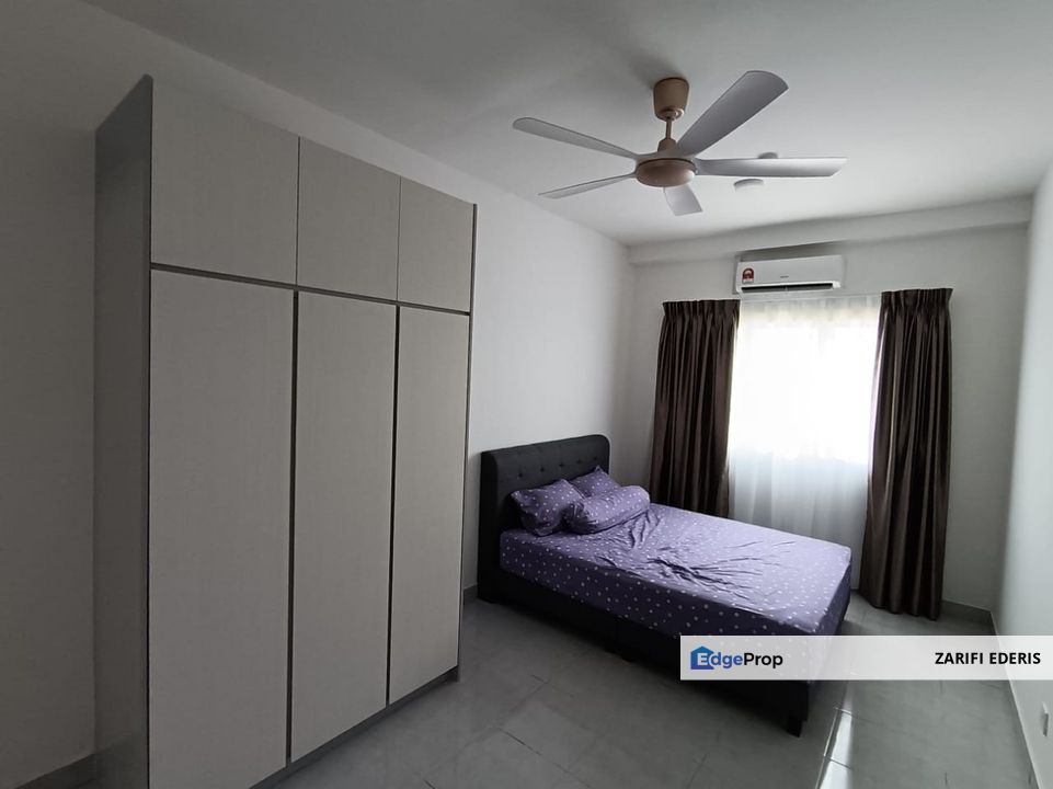 Nice House Partial Furnished Lake View Idaman BSP Apartment Bandar Saujana Putra Near Puchong For Rent, Selangor, Bandar Saujana Putra