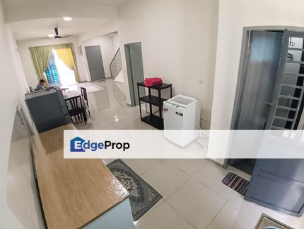 WTL / FOR RENTAL :  For Rent Partially Furnished Double Storey Terrace at Cendana Greenwoods Salak Perdana Bandar Baru Salak Tinggi Sepang KLIA, Selangor, Sepang