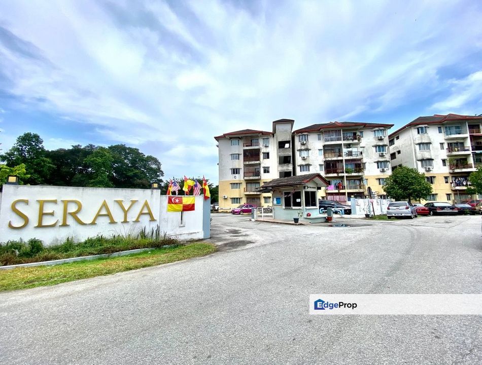 FOR SALE!!!  (GROUND FLOOR) Seraya Apartment@Taman Kajang Utama, Kajang ASKING PRICE RM 275,000, Selangor, Kajang