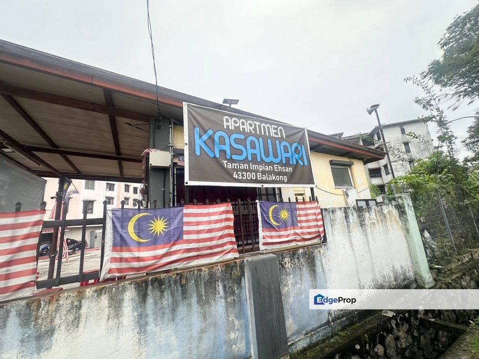 WTS / FOR SALE  🔥CHEAPEST LOW MEDIUM COST🔥  Apartment Kasawari  Taman Impian Ehsan, Balakong for Sale, Selangor, Balakong