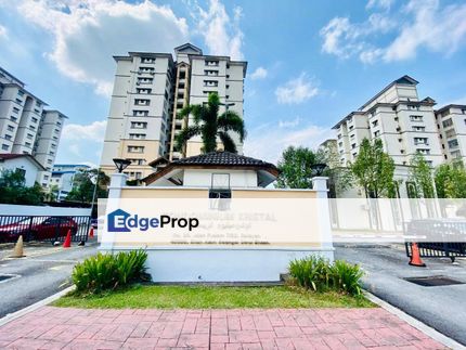 FOR SALE   END LOT UNIT Condominium Kristal Seksyen 7 Shah Alam   Asking RM369,000 Nego  MV RM420,000 , Selangor, Shah Alam