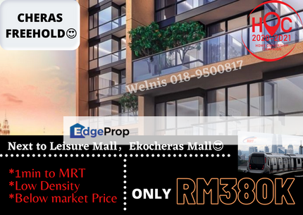 0%downpayment & Free all legal fees 3R2B@FUll Loan, Selangor, Batu 9th Cheras