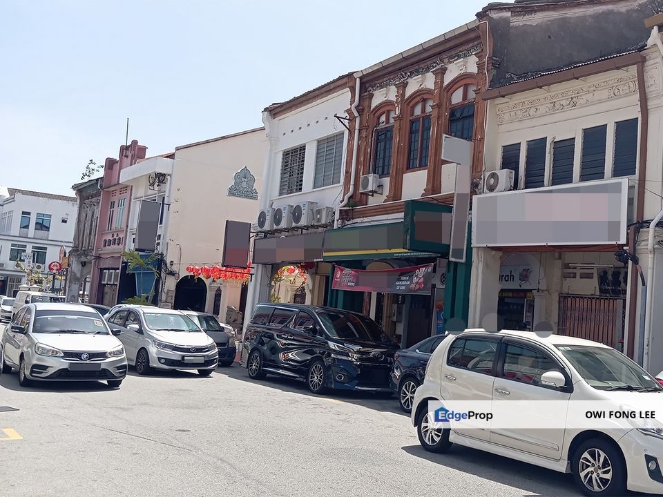 [F&B Prime] Kimberley Street Heritage Shophouse | 3,500sf | High Footfall Tourist & Food Hub | 3-Phase Power, Penang, Georgetown