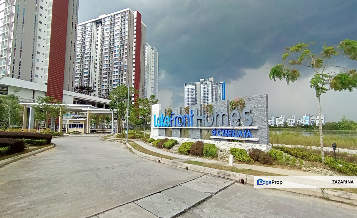 Lakefront Homes Cyberjaya for Rental RM2,100 By ZAZARINA EdgeProp.my