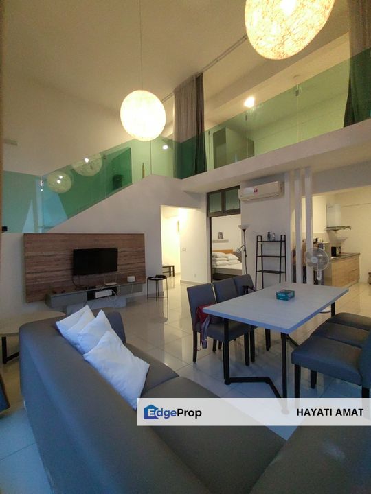 Duplex EVo SoHo Bangi Fully Furnished For Rent walking distance to Bangi Sentral Restaurant Mall, Selangor, Bangi