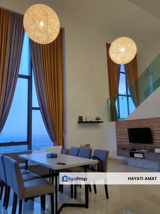 Duplex EVo SoHo Bangi Fully Furnished For Rent walking distance to Bangi Sentral Restaurant Mall, Selangor, Bangi