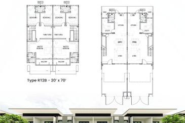 NEW Double storey Hilltop Freehold Rezab Melayu 