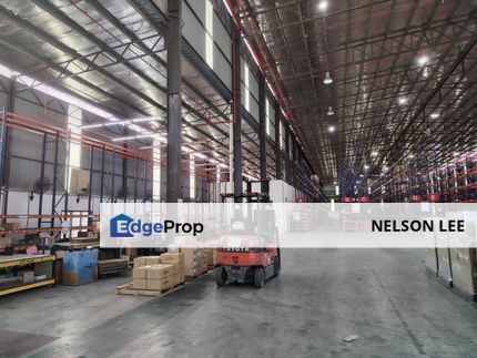 Factory Warehouse Balakong Jaya, Ready Rack System, Ceiling Heights 43ft, 600Amp,, Selangor, Seri Kembangan