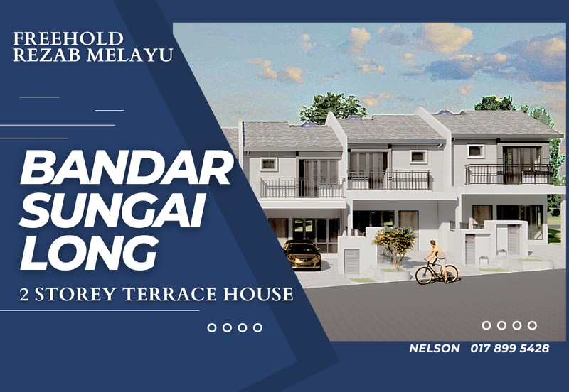 Freehold Malay Reserve Double Storey Terrace House Bandar Sungai Long