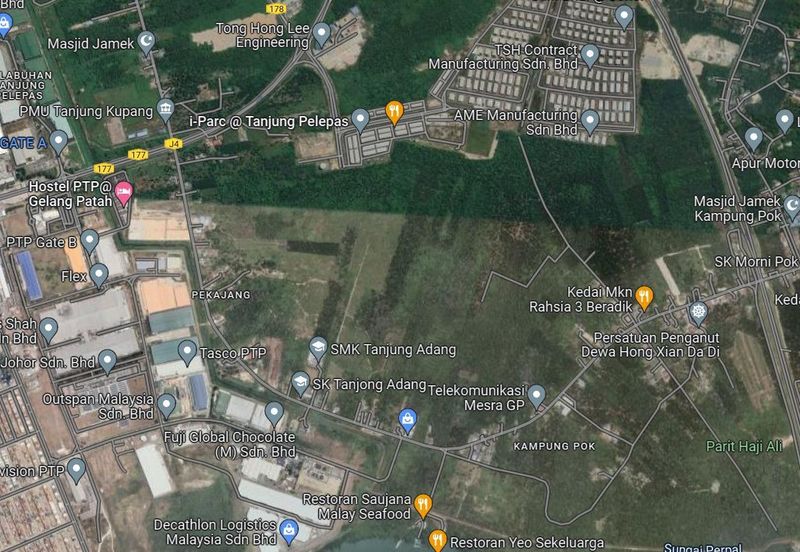 Tanjung Kupang Zoning Residential Agriculture Land