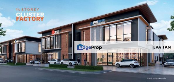 Brand New 1.5 Storey Cluster Factory at Bandar Cemerlang, Johor, Ulu Tiram