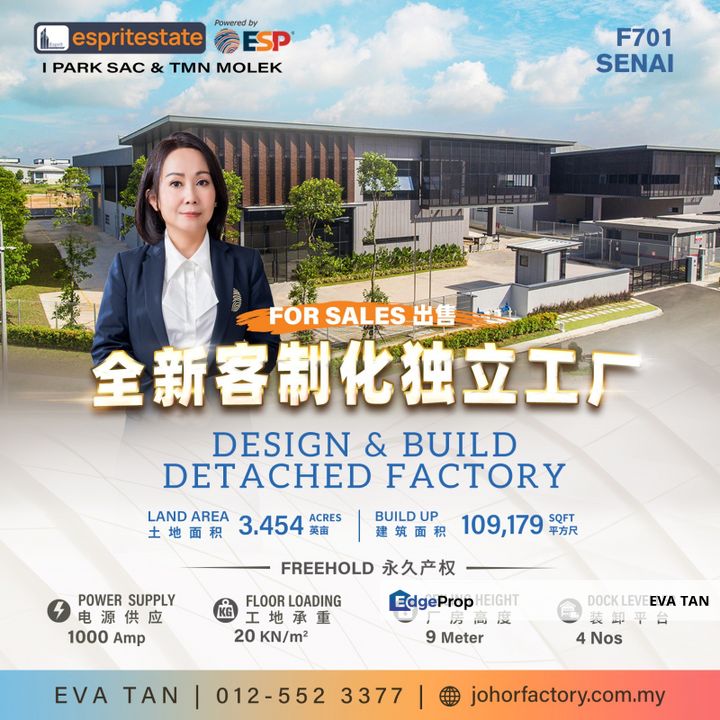 Senai Design and Build Detached Factory, Johor, Senai