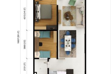 1100sf with 250k @ Cyberjaya
