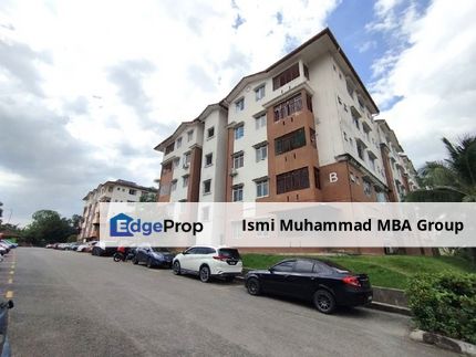 Bandar Seri Putra BANGI | Apartment Seri Mawar | END LOT UNIT | For Sale, Selangor, Bangi