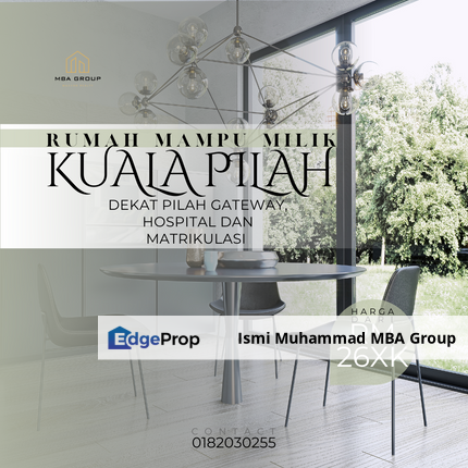 🏡 𝗗𝗘𝗞𝗔𝗧 𝗣𝗜𝗟𝗔𝗛 𝗚𝗔𝗧𝗘𝗪𝗔𝗬 : Rumah Landed 𝗠𝗔𝗠𝗣𝗨 𝗠𝗜𝗟𝗜𝗞 @ Kuala Pilah❗ Harga Bermula 𝗥𝗠𝟮𝟲𝗫𝗞 🎊 Sahaja, Negeri Sembilan, Kuala Pilah