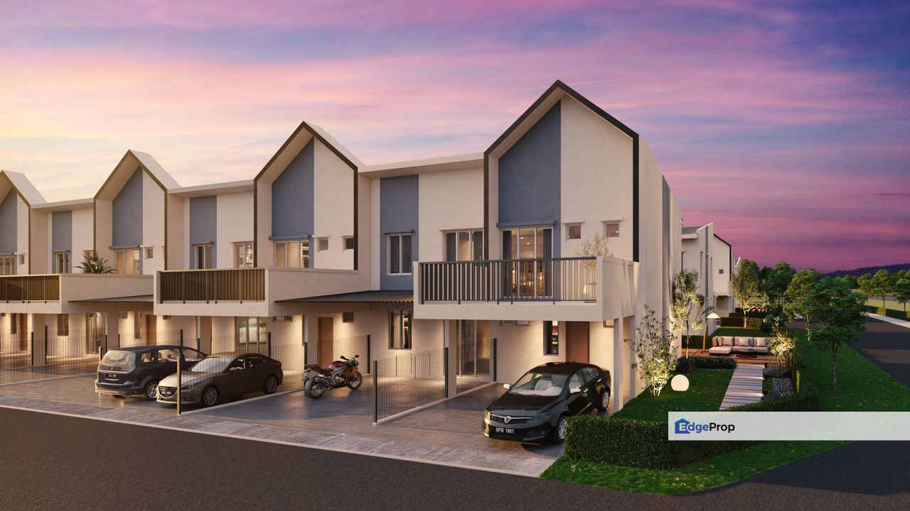 Villament Courtyard 3 Rooms 2 Bath Freehold New Township Gated Guarded, Penang, Tasek Gelugor