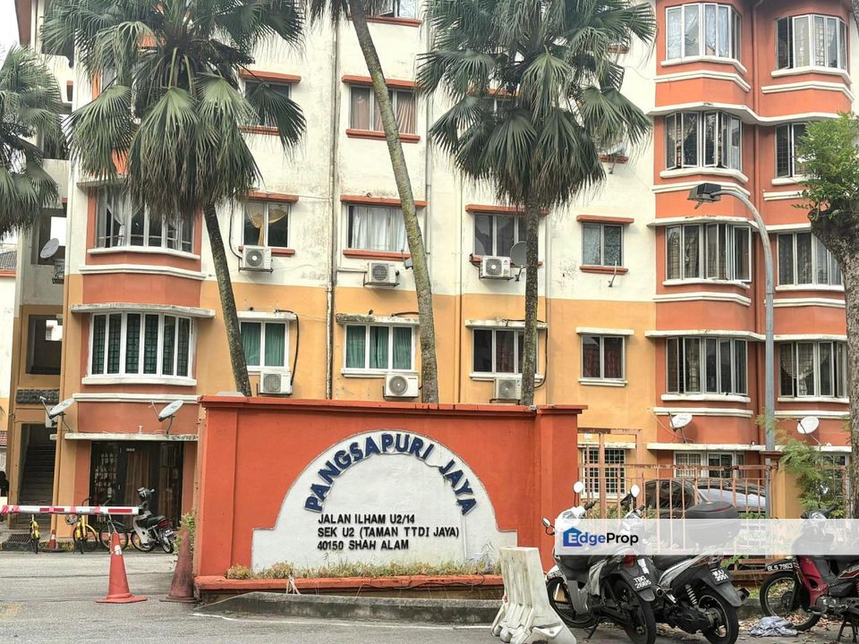 CORNER UNIT LEVEL 2🔥Pangsapuri Jaya TTDI Jaya U2 Shah Alam, Selangor, Taman TTDI Jaya 
