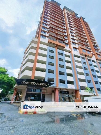 Corner Unit Diamond Regency Condominium Setapak Kuala Lumpur For Sale biggest Size Below Market, Kuala Lumpur, Setapak