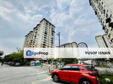 Facing Tasik Apartment Laguna Biru 1 Tasik Biru Kundang, Rawang For Sale Below Market Nice Unit, Selangor, Rawang