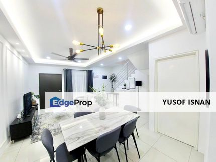 Fully Furnished! LBS Rentak Perdana Bandar Puncak Alam, Double Storey House For Sale! Flexible Deposit, Selangor, Bandar Puncak Alam