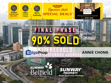 Final Phase: 90% SOLD! The Next KLCC - PNB118 Right At Your Doorstep with Captivating Night View! Sunway Belfield Residence, KL City, Kuala Lumpur, Kuala Lumpur, KL City