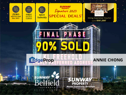 Final Phase: 90% SOLD! The Next KLCC - PNB118 Right At Your Doorstep. Captivating Night View! Sunway Belfield Residence, KL City, Kuala Lumpur, Kuala Lumpur, KL City