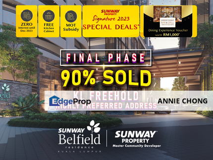 Final Phase 90% SOLD! The Next KLCC: PNB118 Right At Your Doorstep. Captivating Night View @ Freehold Sunway Belfield Residence, KL City, Kuala Lumpur, Kuala Lumpur, KL City