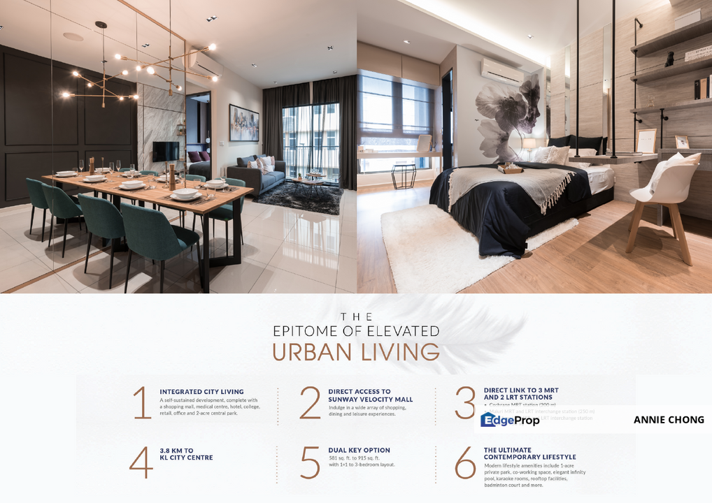 1 Station to TRX. Direct Link to 3 MRT, 2 LRT Stations & Sunway Velocity Mall. Sunway Velocity Two, Cheras, Kuala Lumpur, Kuala Lumpur, Cheras