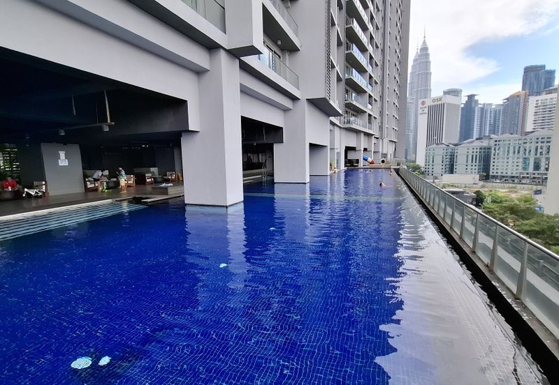 KLCC Myhabitat Residence Fully Furnished Walking distance to LRT and MRT