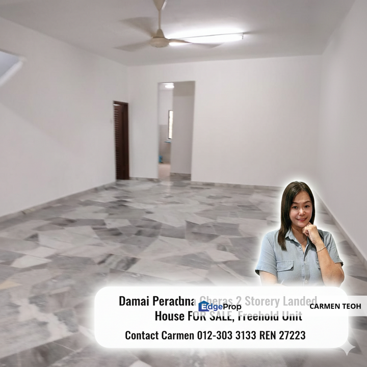 Damai Perdana Cheras Freehold Landed Terrace House 2 Storey Terrace House, Kuala Lumpur, Cheras