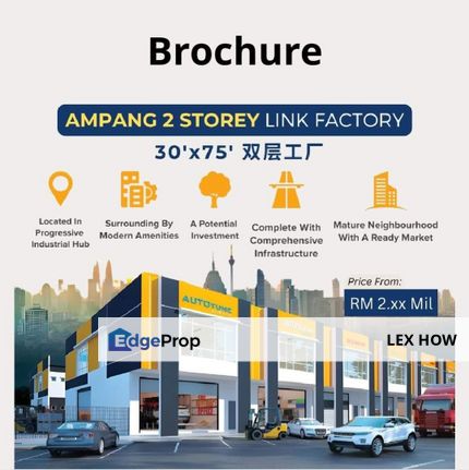 Ampang Cheras 2 Storey Link Factory , Selangor, Ampang