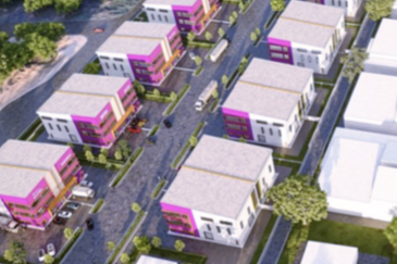 Ampang 3 storey Semi D factory 78x151 with lift