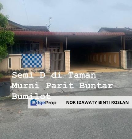 Semi D Dengan Loteng & Full Renovate Taman Murni, Parit Buntar, Perak, Kerian