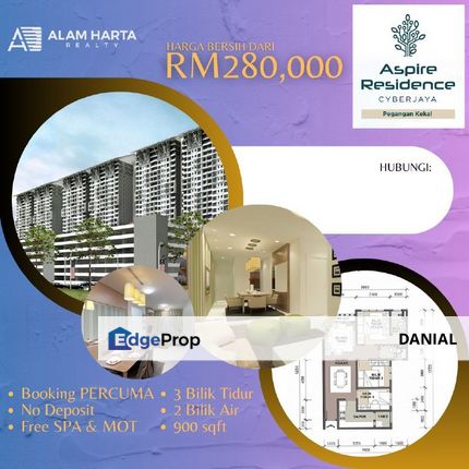 New Apartment Cyberjaya Aspire Residence, Selangor, Cyberjaya