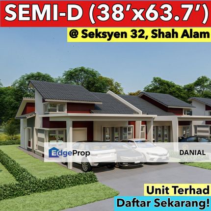 New 1 Storey Semi-D Seksyen 32 Bukit Naga Shah Alam, Selangor, Shah Alam