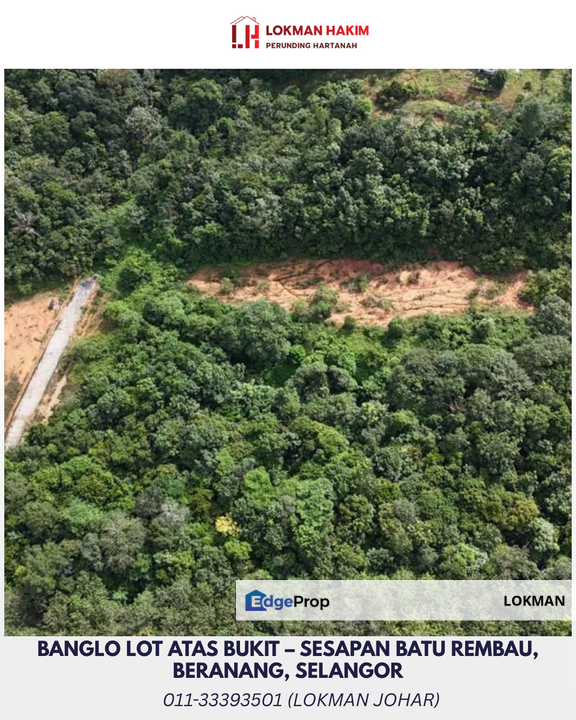 BANGLO LOT ATAS BUKIT – SESAPAN BATU REMBAU, BERANANG, SELANGOR, Selangor, Beranang