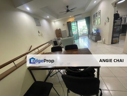 Parkville prima location semi furnished gated N guarded 1.5 storey garden townhouse for rent, Selangor, Sunway Damansara