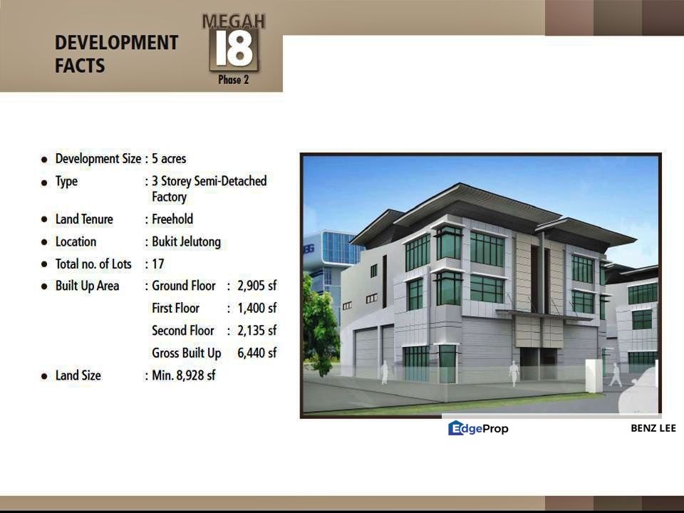 Shah Alam Bukit Jelutong Megah 18 3 Sty Semi-D Factory For SALE, Selangor, Shah Alam