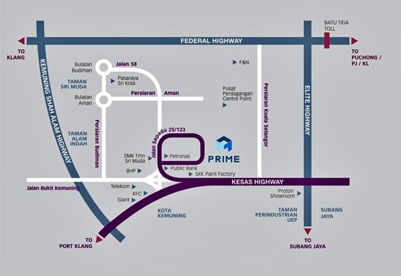 (3.5 Storey Semi Detached) Prime Axis Industrial Park Shah Alam Seksyen 25 Factory For RENT