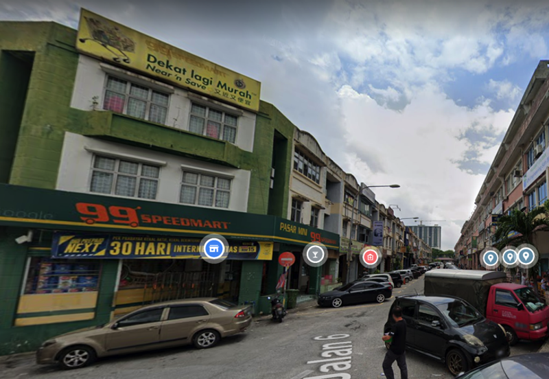 (3 Storey) Segambut Taman Sri Sinar Jalan 5/38D Shop For SALE