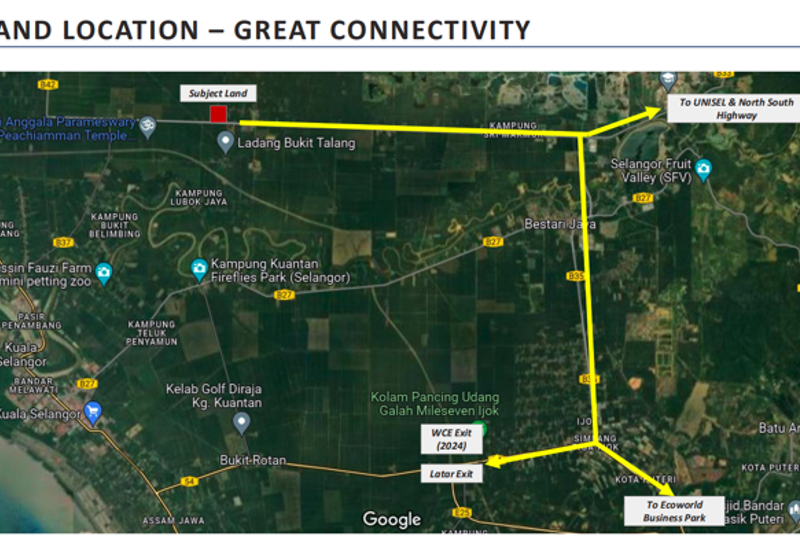 (5 Acres) Kampung Raja Musa Kuala Selangor