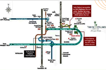 (Ground Floor) Twin Palms Taman Bukit Palma Kajang Sungai Long