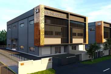 (Extra Wide) Taman Perindustrian Sinar 38 KWASA Damansara Sungai Buloh Industrial Park 