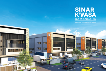 (Extra Wide) Taman Perindustrian Sinar 38 KWASA Damansara Sungai Buloh Industrial Park 
