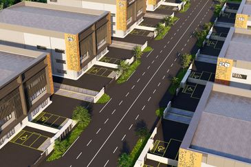 (Extra Wide) Taman Perindustrian Sinar 38 KWASA Damansara Sungai Buloh Industrial Park 