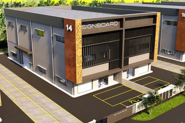 (Extra Wide) Taman Perindustrian Sinar 38 KWASA Damansara Sungai Buloh Industrial Park 