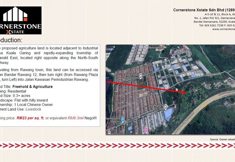 Agriculture Land @Rawang, Selangor