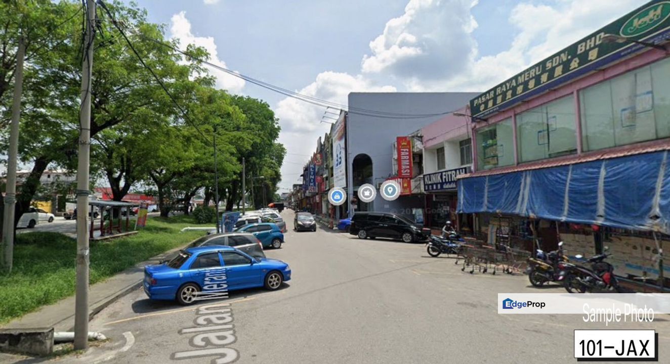Meru Batu 6 Klang 3-Storey Shoplot Face Mainroad Good Condition , Selangor, Klang